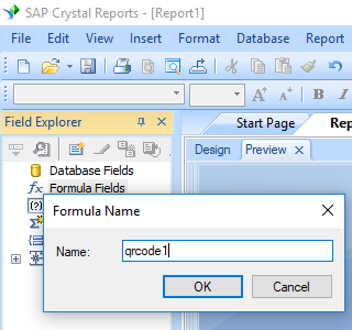 qrcode create formula in crystal reports