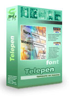 Telepen barcode font font