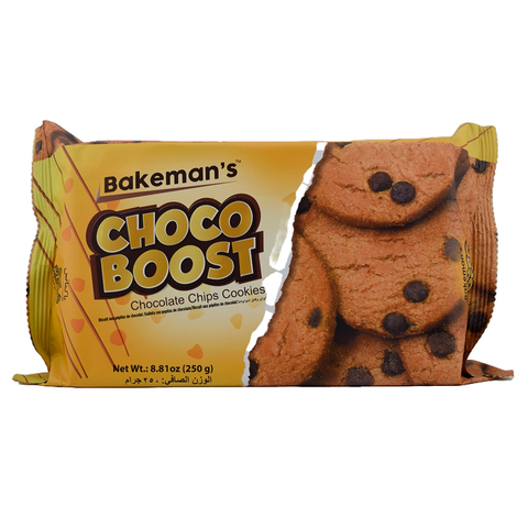 Bakeman's Choco Boost Chocolate Chips Cookies 250g
