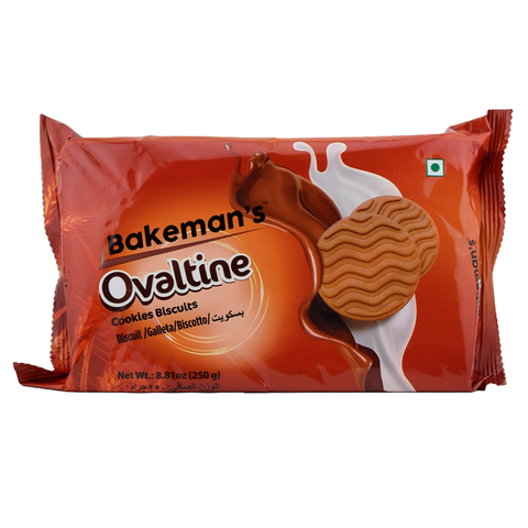 Bakeman's Ovaltine Cookies Biscuits 250g