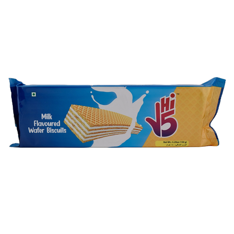 Hi5 Milk Flavoured Wafer Biscuits 150g