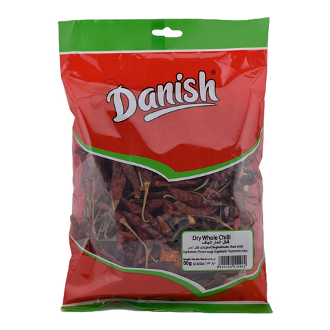 Danish Dry Whole Red Chilli 80g