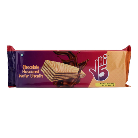 Hi5 Chocolate Flavoured Wafer Biscuits 150g
