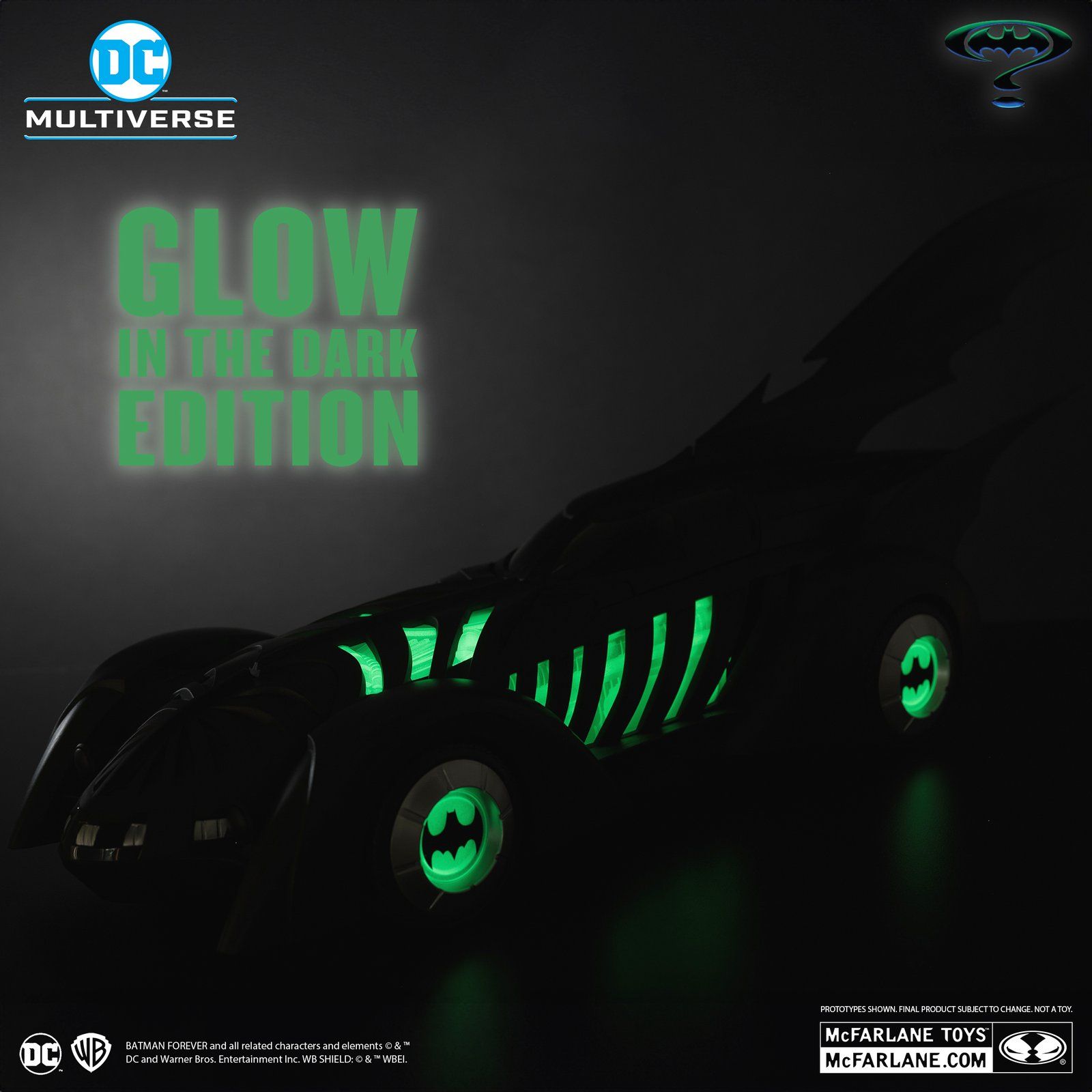 Batmobile (Batman Forever) Glow in the Dark Gold Label Vehicle