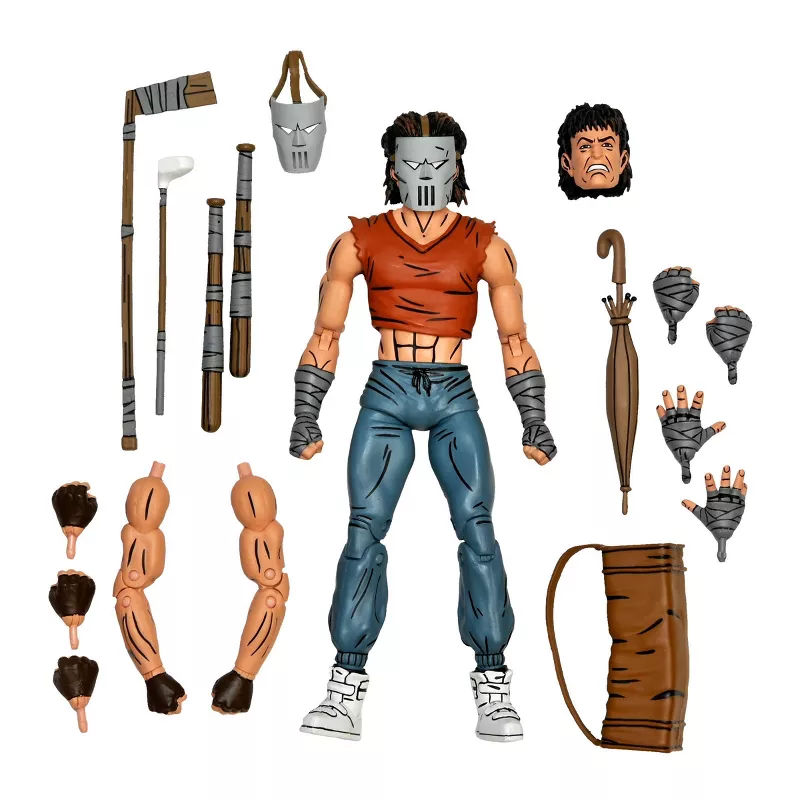 NECA Teenage Mutant Ninja Turtles Mirage Comics Casey Jones in Red