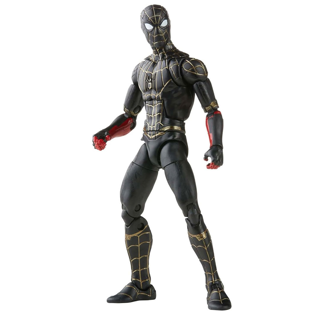 Marvel Legends Series No Way Home Black And Gold Suit Spider-Man