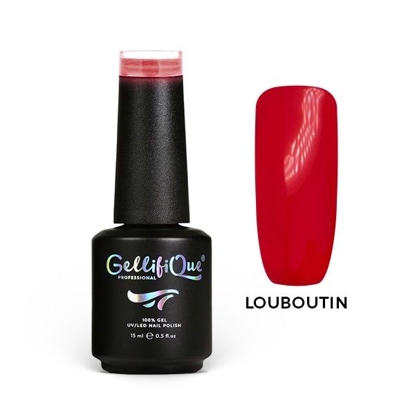 GEL POLISH COLOUR - FIERY FLAMENCO/LOUBOUTIN