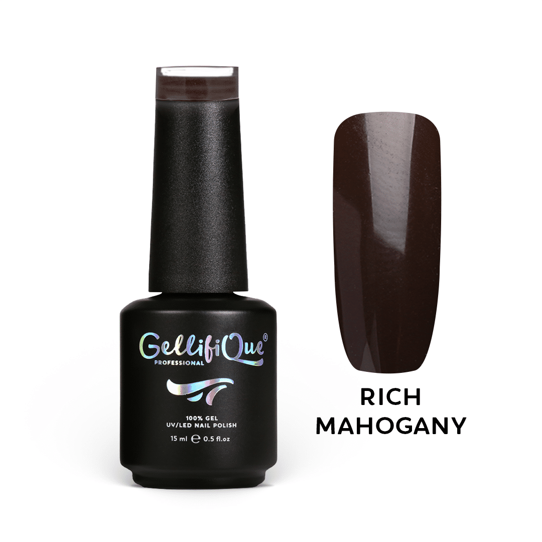 GEL POLISH COLOUR - RICH MAHOGANY