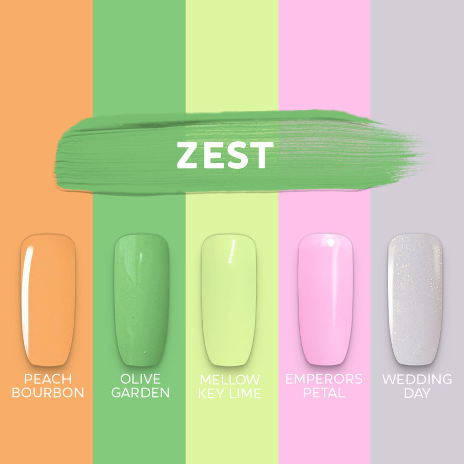 GEL POLISH COLOUR SET - ZEST