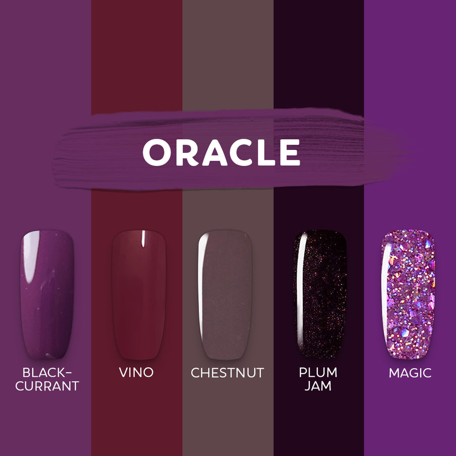 GEL POLISH COLOUR SET - ORACLE
