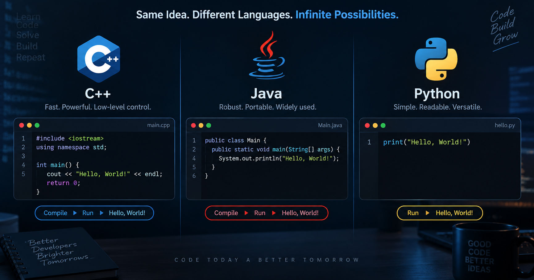 C++ vs Java vs Python: Best Language in 2026 — HelloEngineers
