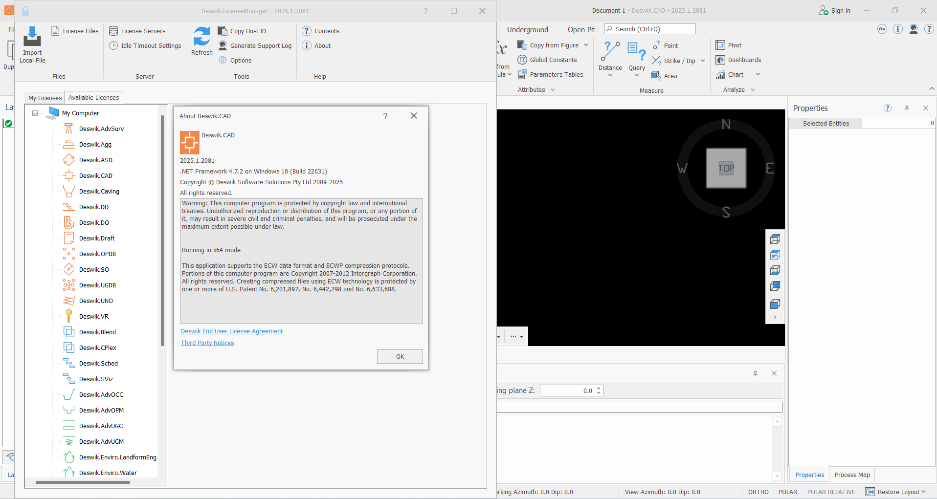 Working with Deswik Suite 2025.1.2081 full license