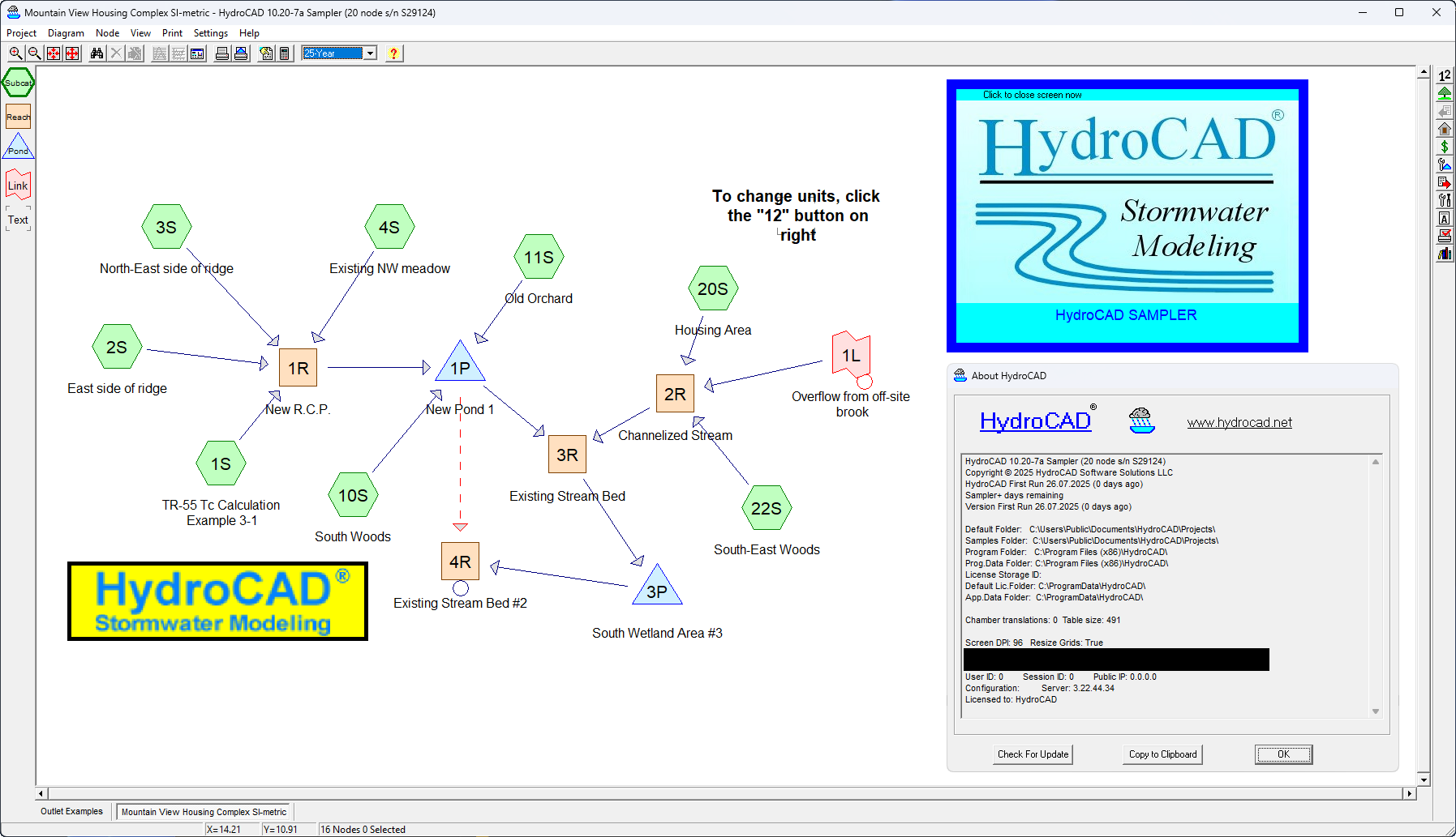 Working with HydroCAD 10.20-7a full activated Working with HydroCAD 10.20-7a full activated