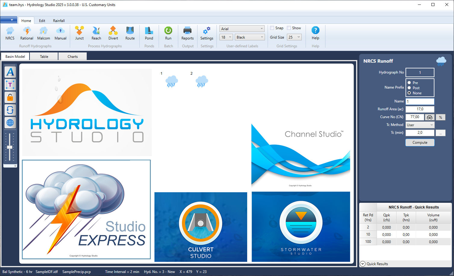 Working with Hydrology Studio Suite 2025 v3.0.0.38 full Working with Hydrology Studio Suite 2025 v3.0.0.38 full