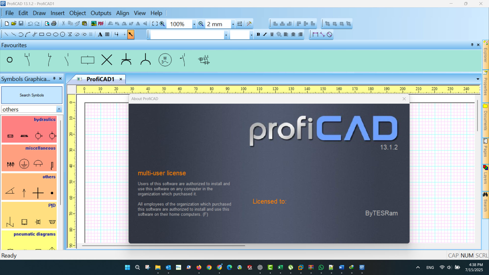 Working with ProfiCAD 13.1.2 Multilingual full
