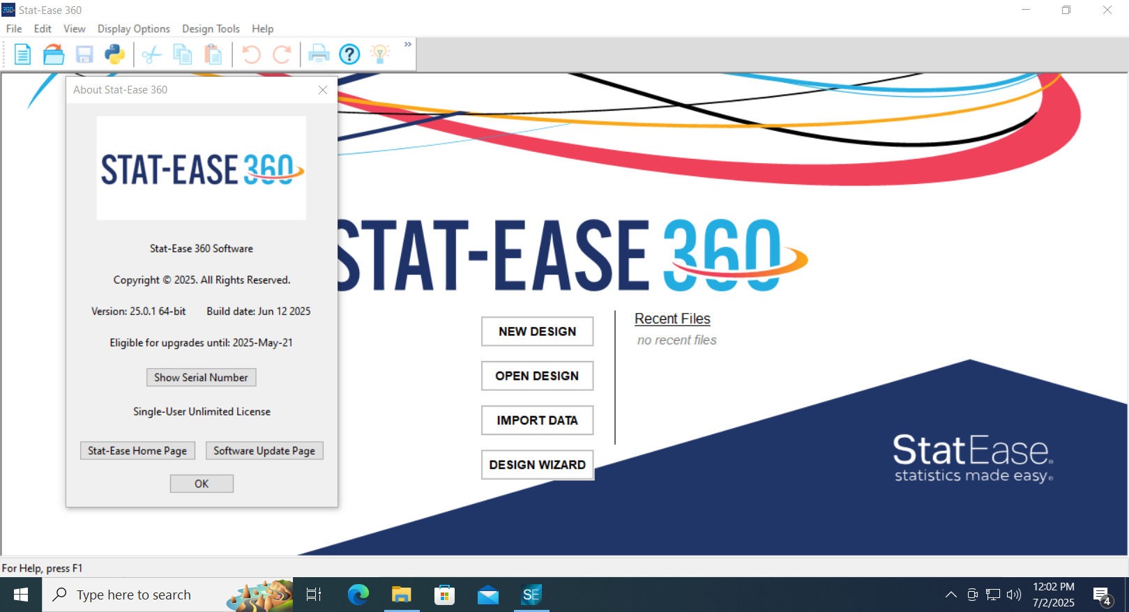 Working with Stat-Ease 360 25.0.1 full license