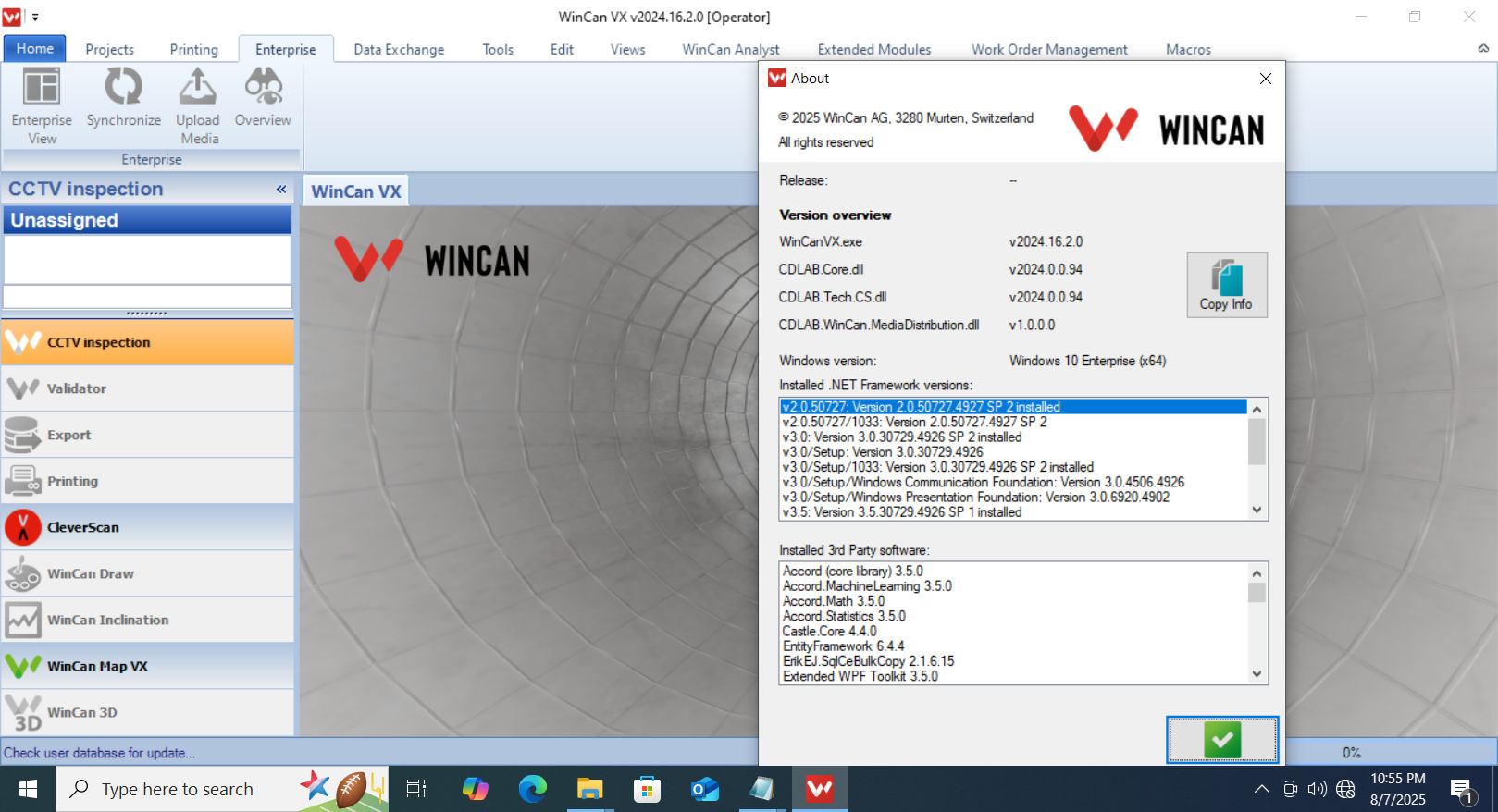 Working with WinCan VX 2024.16.2.0 full license Working with WinCan VX 2024.16.2.0 full license