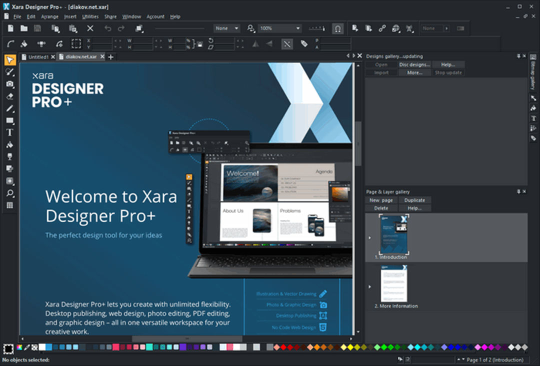 Working with Xara Designer Pro+ 25.0.0.71855 full activated