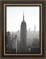 Dark Walnut Gold Oval Frame FW 436 - Main