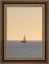 Mahogany Gold Oval Bead Frame FW 437 - Main