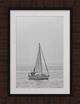 Dark Oak Black-Edge Matted Frame FW 394 - Main