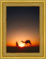 Bright Gold Beaded Filigree Frame FW 435 - Main