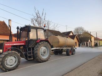 Dezinfekcija ulica u gradu