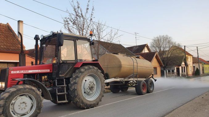 Dezinfekcija ulica u gradu