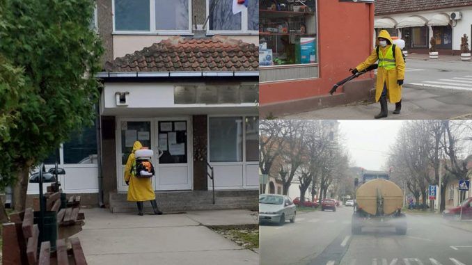 Dezinfekcija ulica Bela Crkva Dezinfekcija ulica Bela Crkva