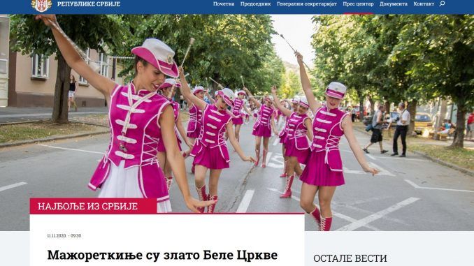 mazoretkinje-predsednik
