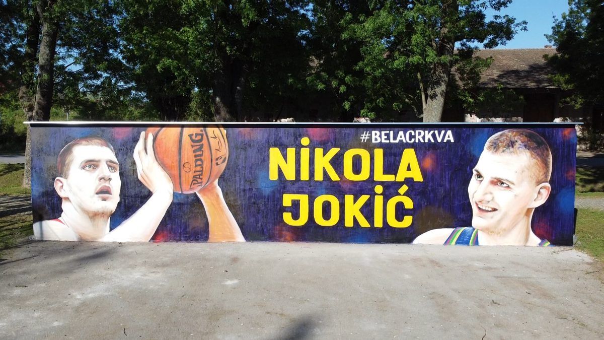 Mural Jokic Zeleznicki park