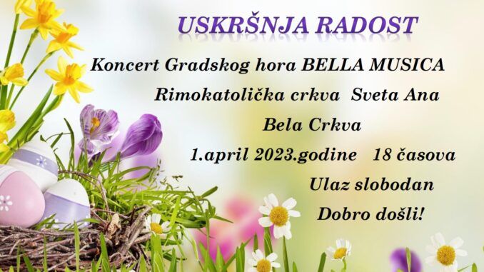 Uskrsnja radost koncert