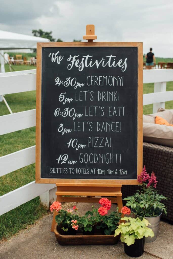 WEDDING BOARD