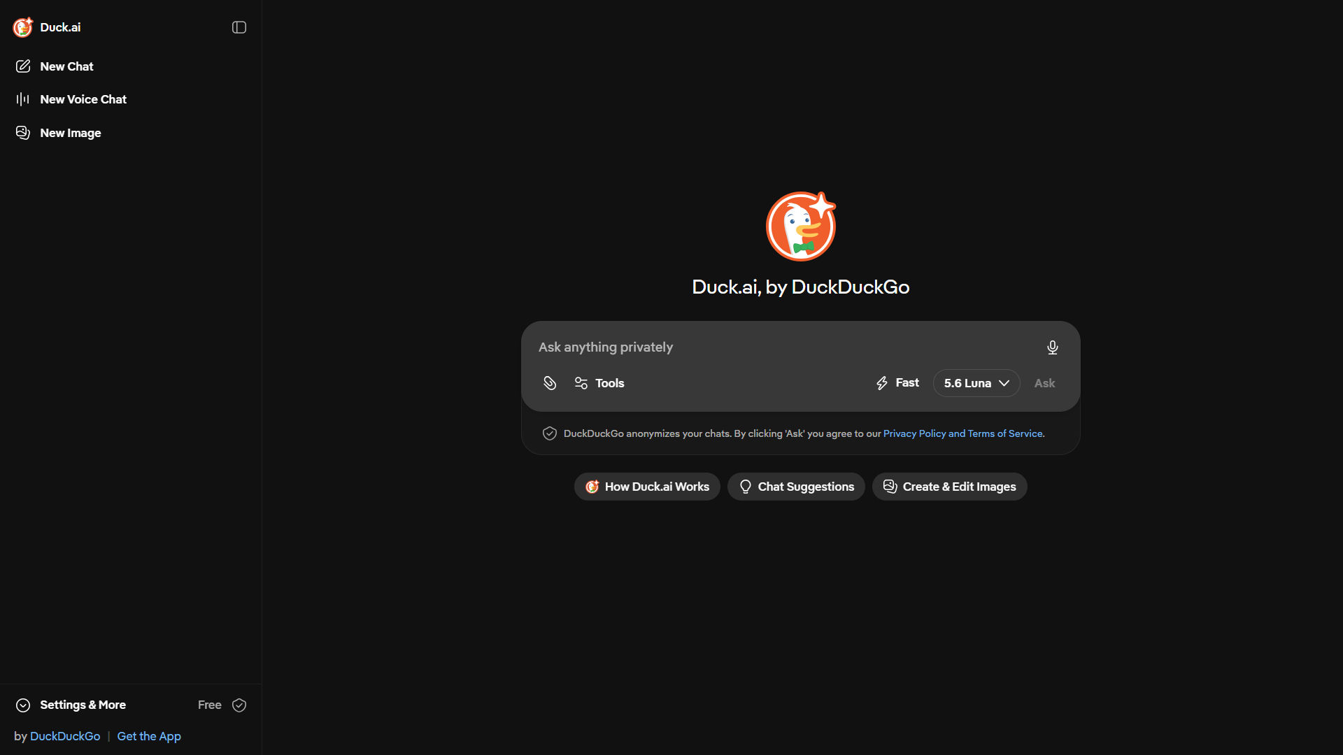 Duck.ai by DuckDuckGo. Private AI chat. Free..jpg