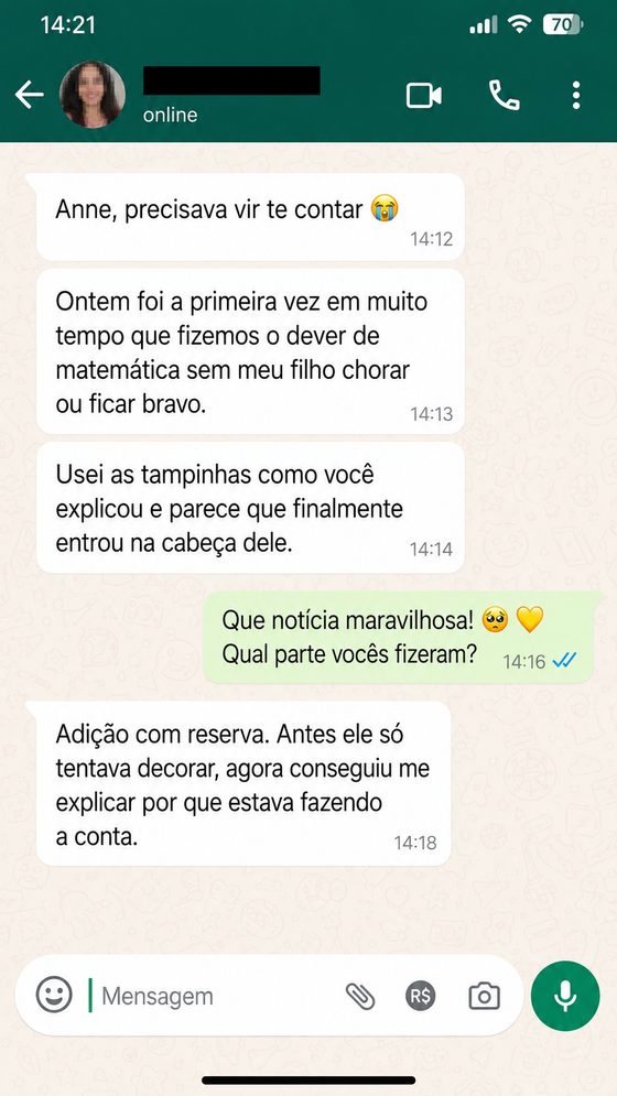 Depoimento de mãe 3