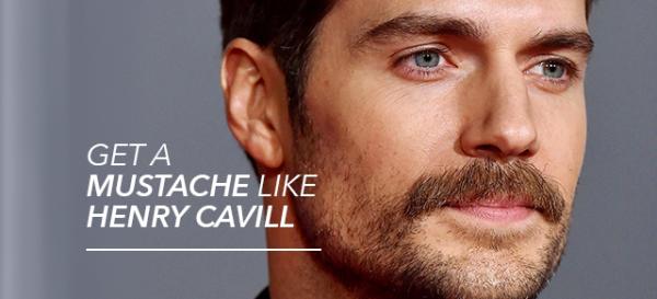 How To Get A Mustache Like HENRY CAVILL!