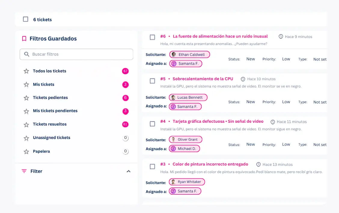 HelpDesk team collaboration