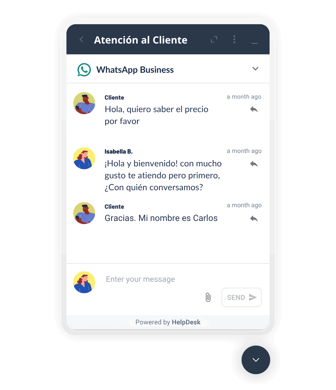 Web Widget hover