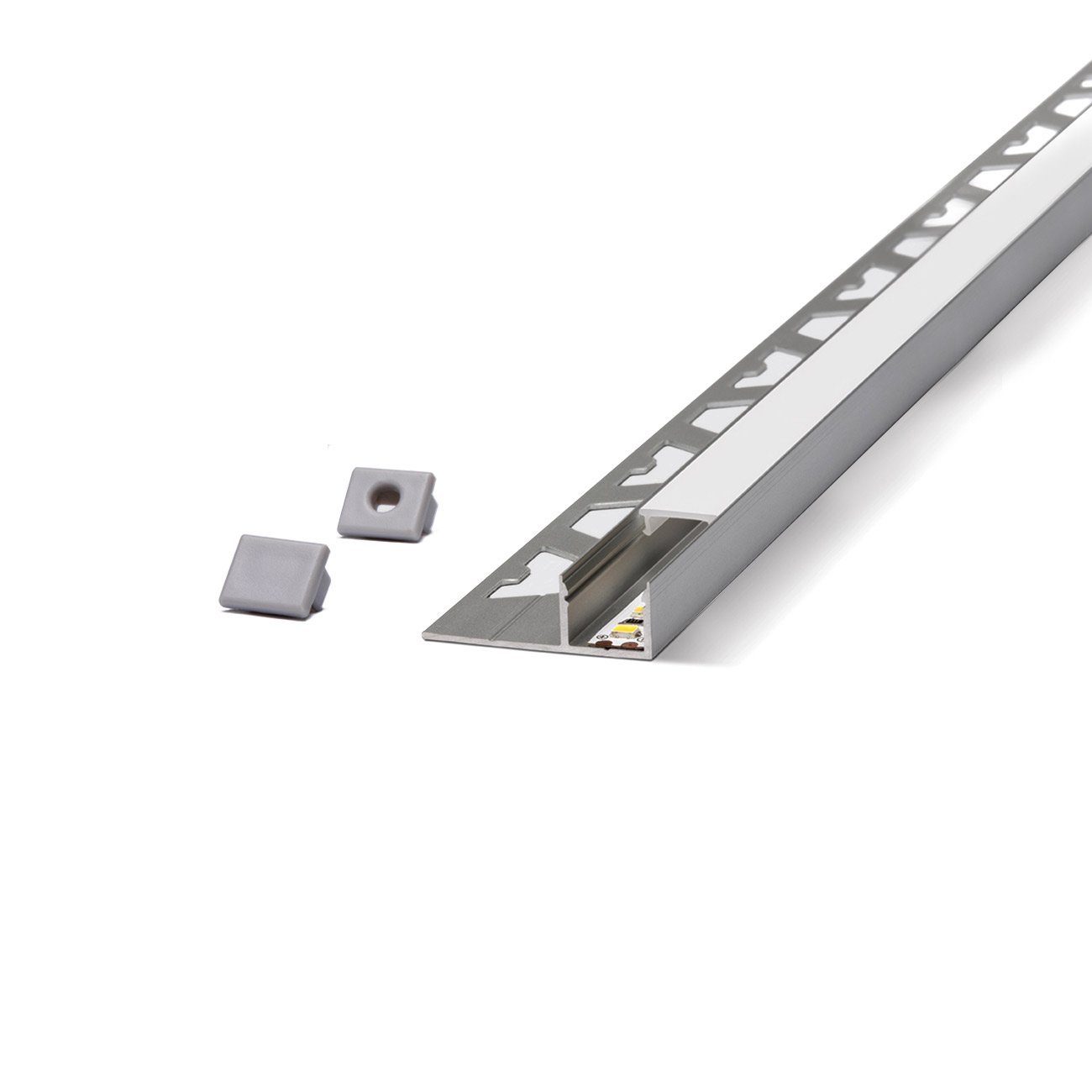 Guardacanto LED Quadra Simple 10 MM X 13 MM X 2,5 M