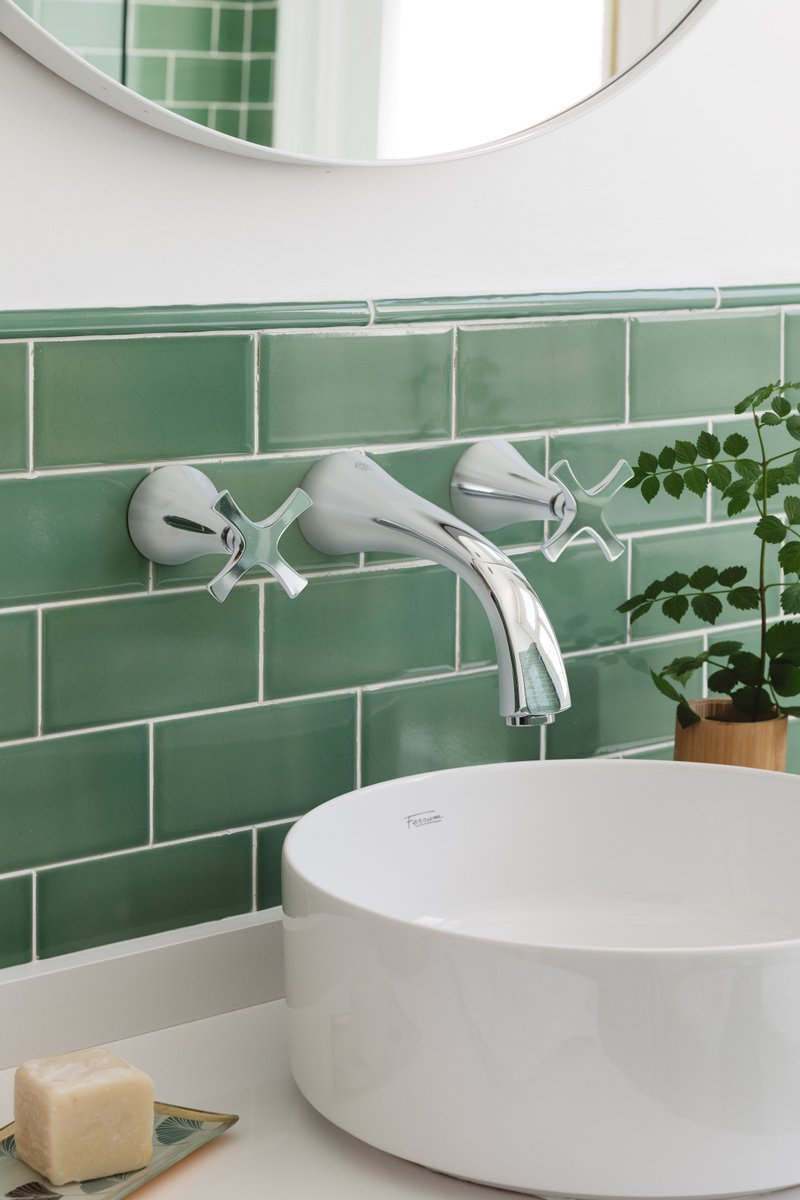 Griferías ideales para un baño pequeño.