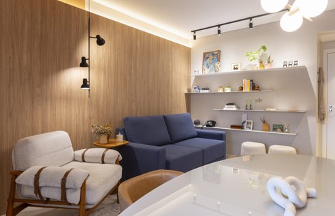 Apê Cool Colors, cores e criatividade na reforma