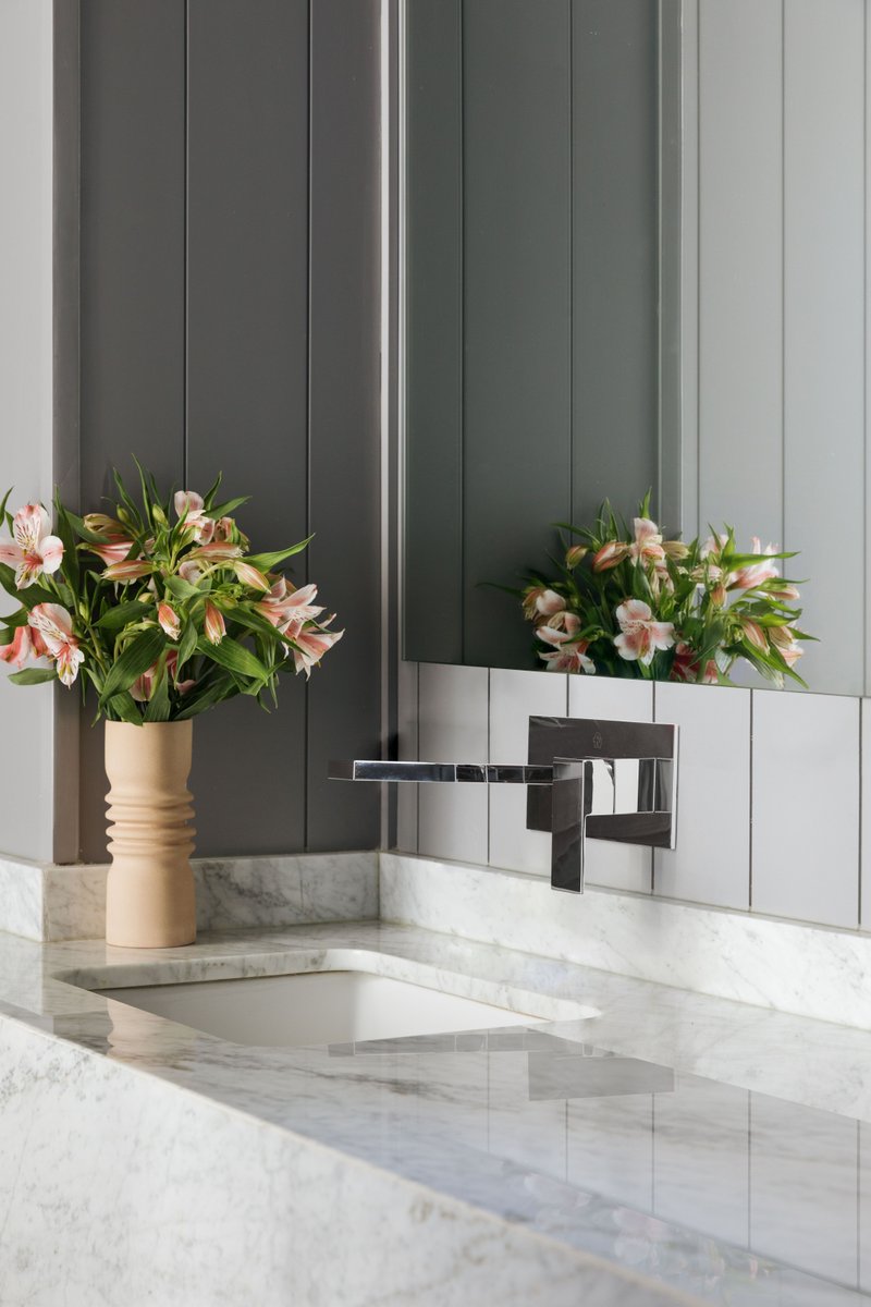 Griferías ideales para un baño pequeño.