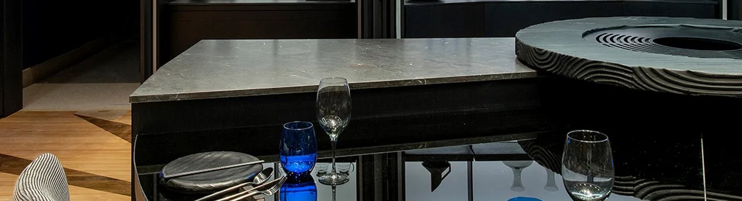 Cocina abierta de proyección
