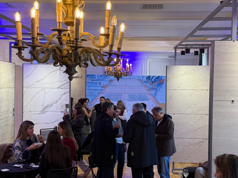 Innovación y diseño: Cerámica Cañuelas y Tendenza Porcellanatos presentaron sus próximos lanzamientos en el Palacio Paz