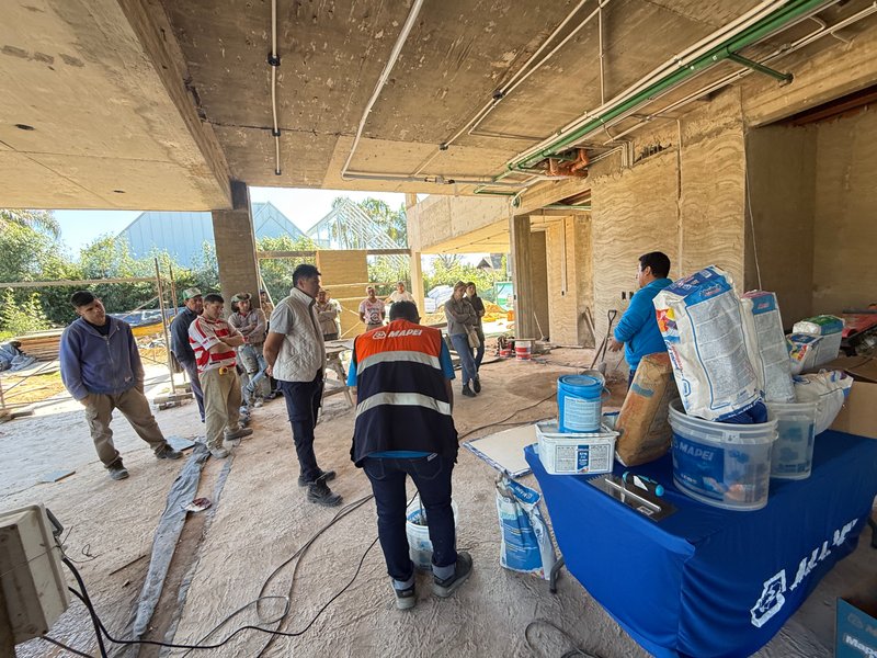 Mapei Tour: La Capacitación que Llega a la Obra para Transformar Proyectos