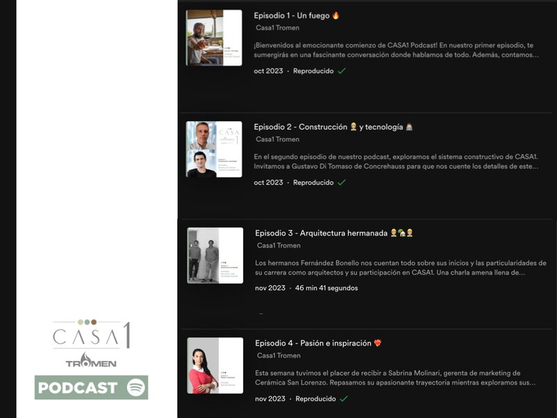 Descubrí el Corazón de la Arquitectura y las empresas con CASA1 Podcast