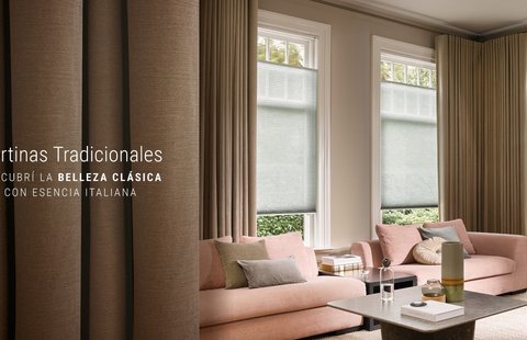 Descubrí las nuevas Cortinas Tradicionales de Hunter Douglas