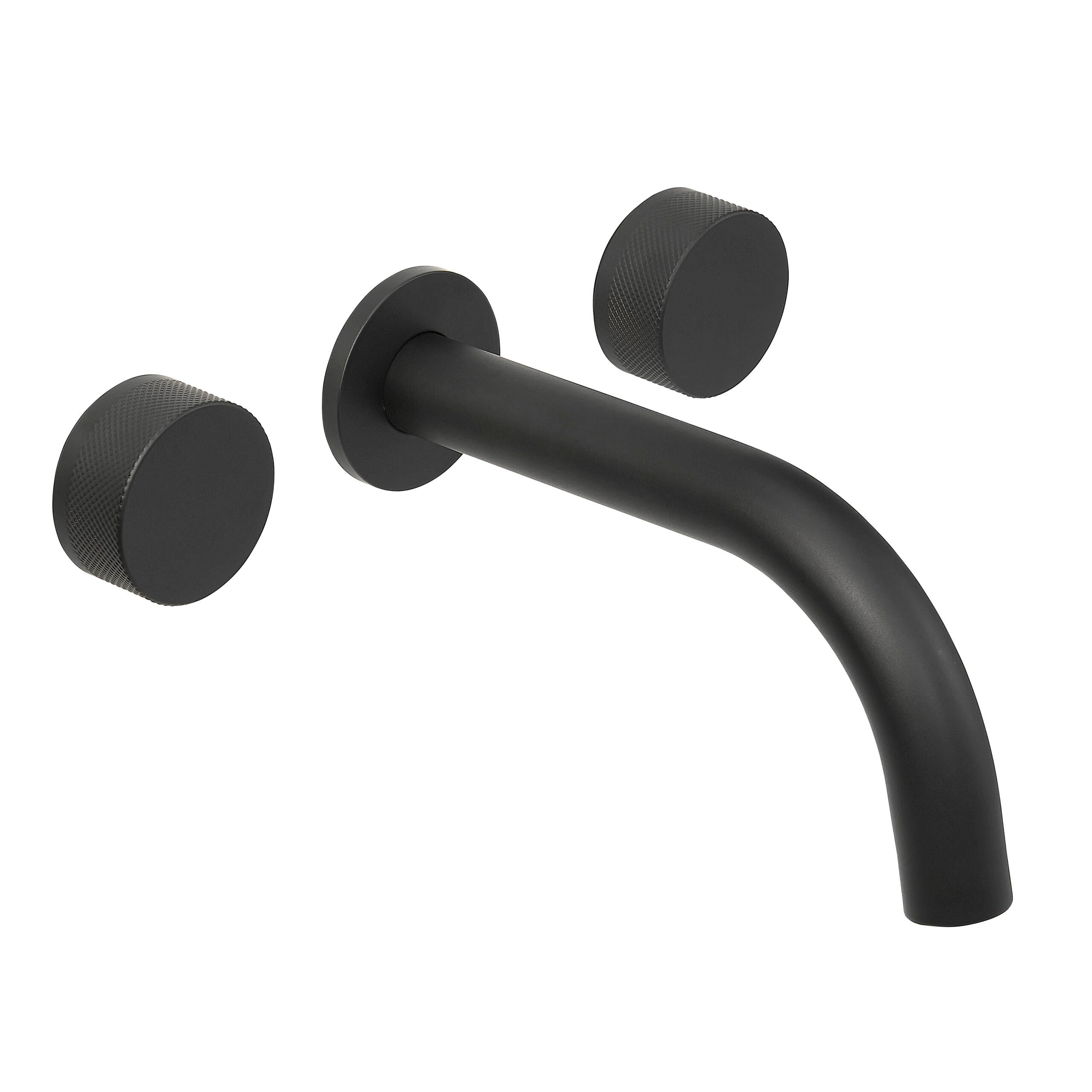 Línea Fabric - Lavatorio de pared negro - Negro Mate