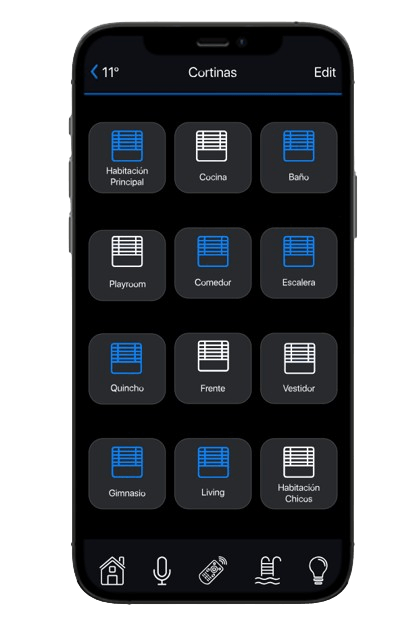 Control de Cortinas y Persianas