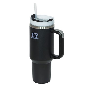 VASO TÉRMICO NEGRO 1.2 LTS. CON TAPA
